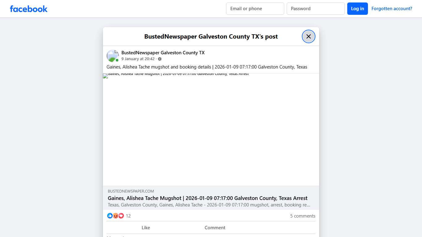 Gaines, Alishea... - BustedNewspaper Galveston County TX Facebook